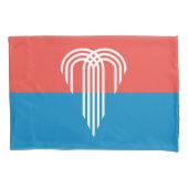 Housse D'oreillers Pillowcase unique avec drapeau de Kansas City (devant)