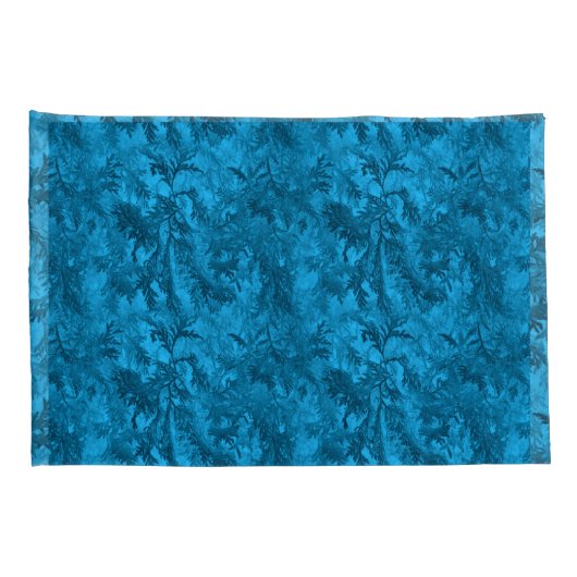 Housse D'oreillers Pillowcases de Forêt Turquoise (Ensemble de 2 Stan (Dos-Droit)
