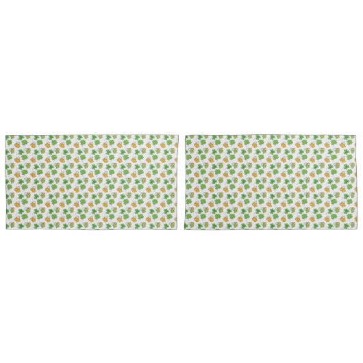 Housse D'oreillers Pillowcases de la Saint-Patrick (devant-Set)
