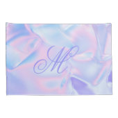 Housse D'oreillers Pillowcases de Pastel initial monogramme (Dos-Droit)