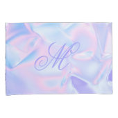 Housse D'oreillers Pillowcases de Pastel initial monogramme (devant-Droit)
