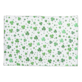Housse D'oreillers Pillowcases - Douches de Shamrocks (Dos-gauche)