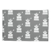 Housse D'oreillers Pilote de café de levage et de moulage (Dos)