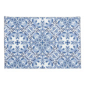 Housse D'oreillers Pilote en mosaïque d'aquarelle méditerranéenne (Dos-Droit)