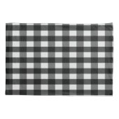 Housse D'oreillers Pilote Monogramme de Buffalo Noir (Dos)