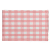 Housse D'oreillers Pilote Monogramme Pink Buffalo Plaid (Dos)