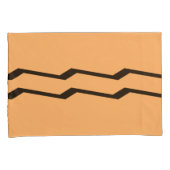 Housse D'oreillers Pilote orange clair avec eau géométrique (devant-Droit)