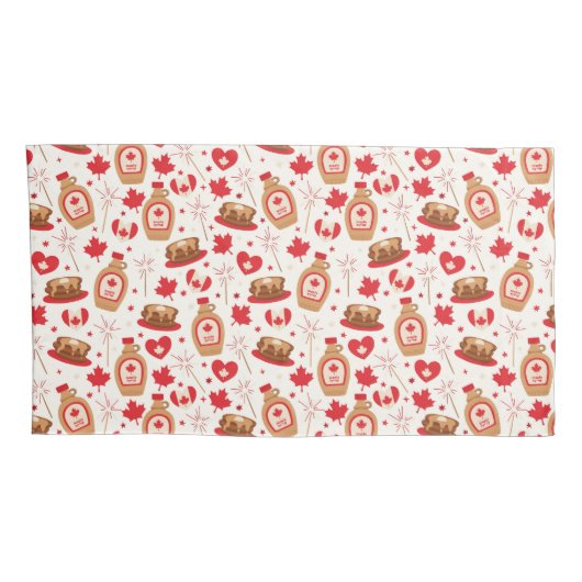 Housse D'oreillers Pilotes de fête du Canada (Dos-Droit)