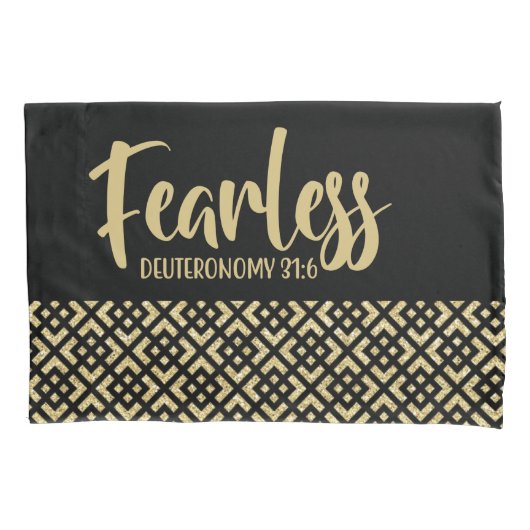 Housse D'oreillers Pilotes Motifs géométriques sans peur (devant-gauche)