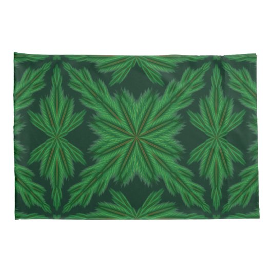 Housse D'oreillers Pine Mandala Forêt Étudiants (Dos-Droit)