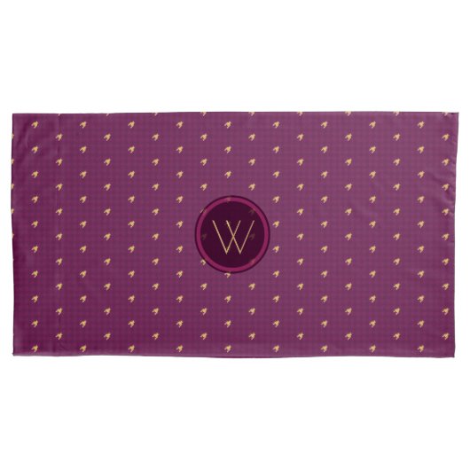 Housse D'oreillers Pink avec Coussin Coque or Accent (devant)
