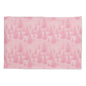 Housse D'oreillers Pink Forest Christmas (Dos-gauche)