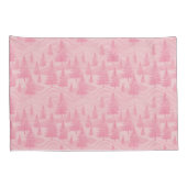 Housse D'oreillers Pink Forest Christmas (Dos-Droit)