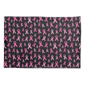 Housse D'oreillers Pink Ribbon Breast Cancer Awareness Pattern (Dos)