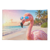 Housse D'oreillers PINK THINKER - Flamingo PINK (Dos)