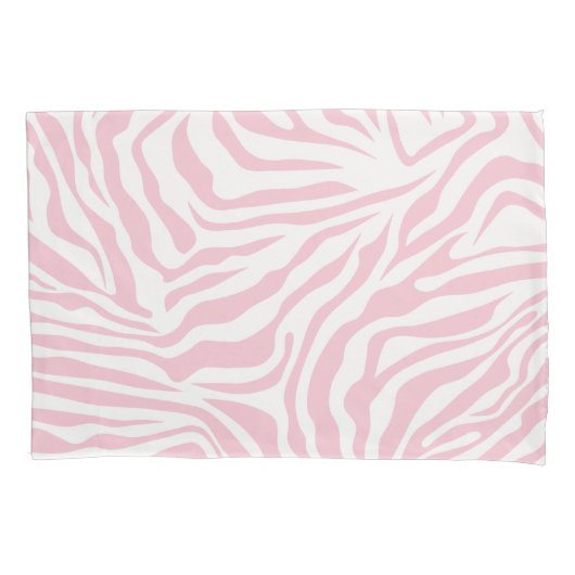 Housse D'oreillers Pink Zebra Stripes Poster de animal sauvage Zebra  (devant)