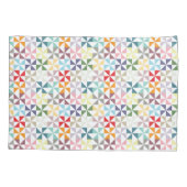 Housse D'oreillers Pinwheel coloré (Dos)