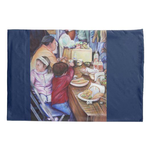 Housse D'oreillers Pique-nique agréable, Mexique (Dos)