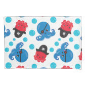 Housse D'oreillers Pirate Octopus, Motif de pieuvre, Animaux de mer (devant)