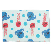 Housse D'oreillers Pirate Octopus, Pirate Jellyfish, Sea Animaux (devant)