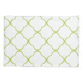 Housse D'oreillers PixDezines do-it-yourself couleur/Motif Quatrefoil (Dos-gauche)