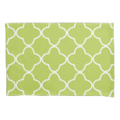 Housse D'oreillers PixDezines do-it-yourself couleur/Motif Quatrefoil (devant-gauche)