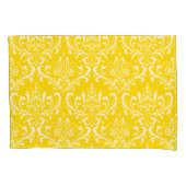 Housse D'oreillers PixDezines do-it-yourself couleur/Rossi Damask/Sun (devant-gauche)