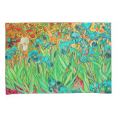 Housse D'oreillers PixDezines Van Gogh Irises/Turquoise/St. Remy (devant-Droit)