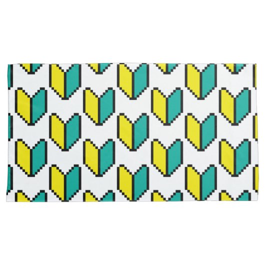 Housse D'oreillers Pixel 8 bits Wakaba / Mark Shoshinsha (devant-Droit)