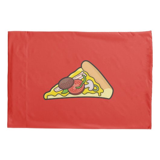 Housse D'oreillers Pizza slice (Dos)