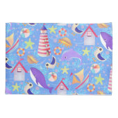 Housse D'oreillers Plage amusante (Dos)