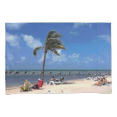 Housse D'oreillers Plage avec Palm de coco (devant-Droit)