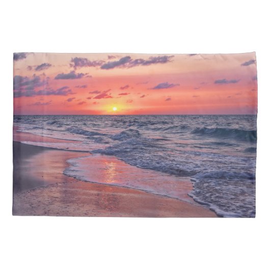 Housse D'oreillers Plage Tropical Bahamas Sunset Paradise Beach (Dos)