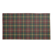Housse D'oreillers Plaid de tartan de feuille d'érable. Tartan de (Dos-gauche)