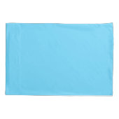 Housse D'oreillers Plaid et Sky Blue (Dos)