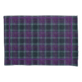 Housse D'oreillers Plaid violet et vert (devant-gauche)