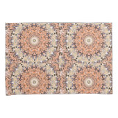 Housse D'oreillers Plaisir orange et blanc (devant-Droit)