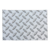 Housse D'oreillers Plaque diamant en acier (Dos-Droit)