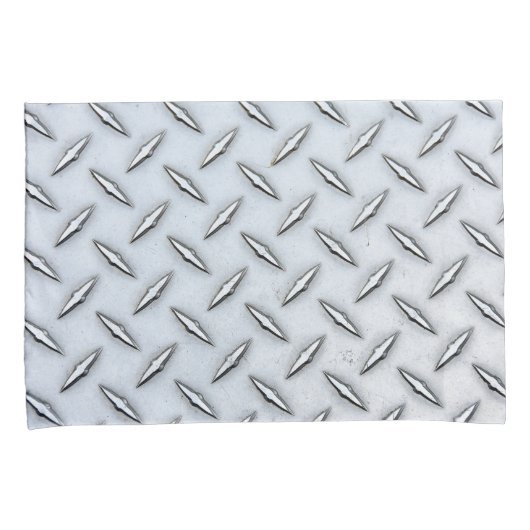 Housse D'oreillers Plaque diamant en acier (devant-Droit)