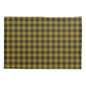 Housse D'oreillers Plaque noire jaune tartan MacLeod (Dos-gauche)