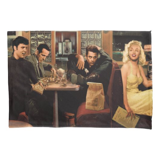 Housse D'oreillers Plat bleu 2 (devant-gauche)