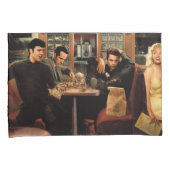 Housse D'oreillers Plat bleu 2 (devant-Droit)