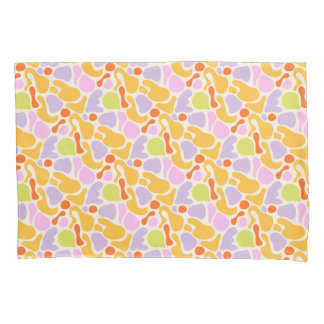 Housse D'oreillers Playful vibrant and colorful blob shapes