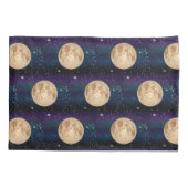 Housse D'oreillers Pleine lune sur la main étoilée (Dos-gauche)