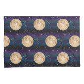 Housse D'oreillers Pleine lune sur la main étoilée (devant-Droit)