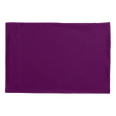 Housse D'oreillers Plum Perfection - Plum solide élégant - Pillowcase (Dos)