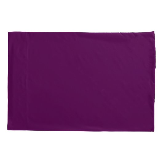 Housse D'oreillers Plum Perfection - Plum solide élégant - Pillowcase (Dos)