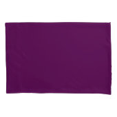 Housse D'oreillers Plum Perfection - Plum solide élégant - Pillowcase (devant)