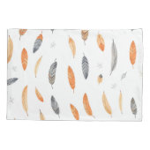 Housse D'oreillers Plumes Collection Boho tendance de luxe (Dos)