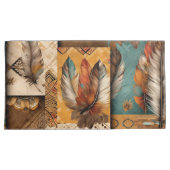 Housse D'oreillers Plumes tribales du sud-ouest aztèque (devant-Droit)